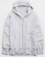 OFFLINE By Aerie Cloud Fleece Full Zip Sweatshirt | Aerie