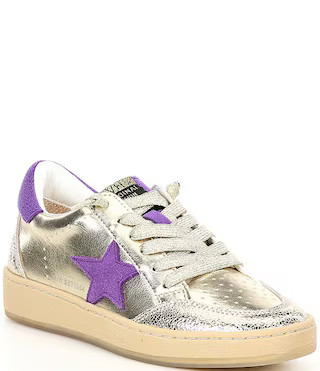 Vintage Havana Denisse Metallic Leather Collegiate Sneakers | Dillard's | Dillard's