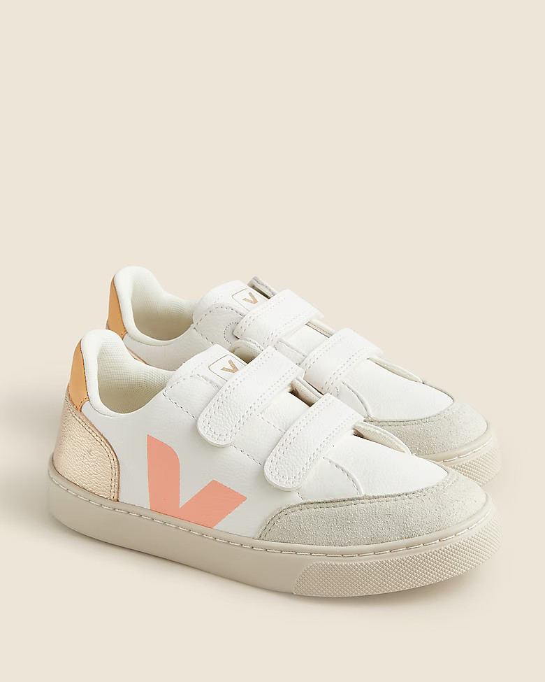 Kids' Veja™ V-12 sneakers with Velcro® in smaller sizes | J. Crew US