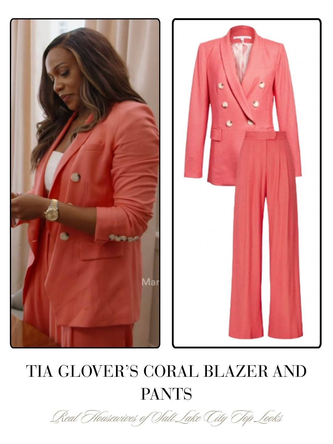 Tia Glover’s Coral Blazer 