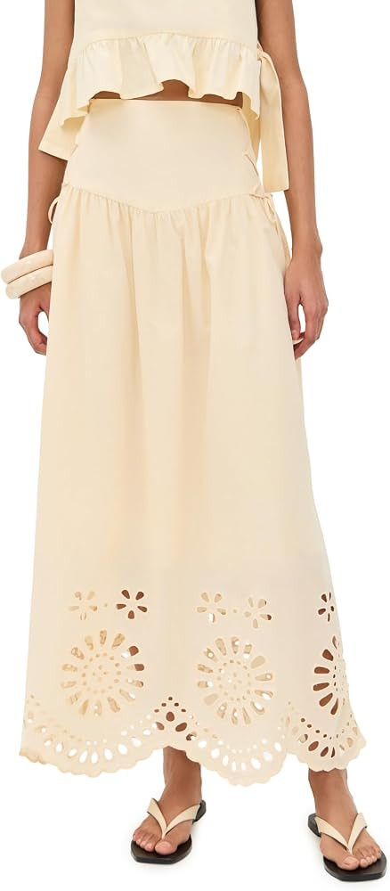 Dress To Women's Laser Cut Maxi Skirt | Amazon (US)