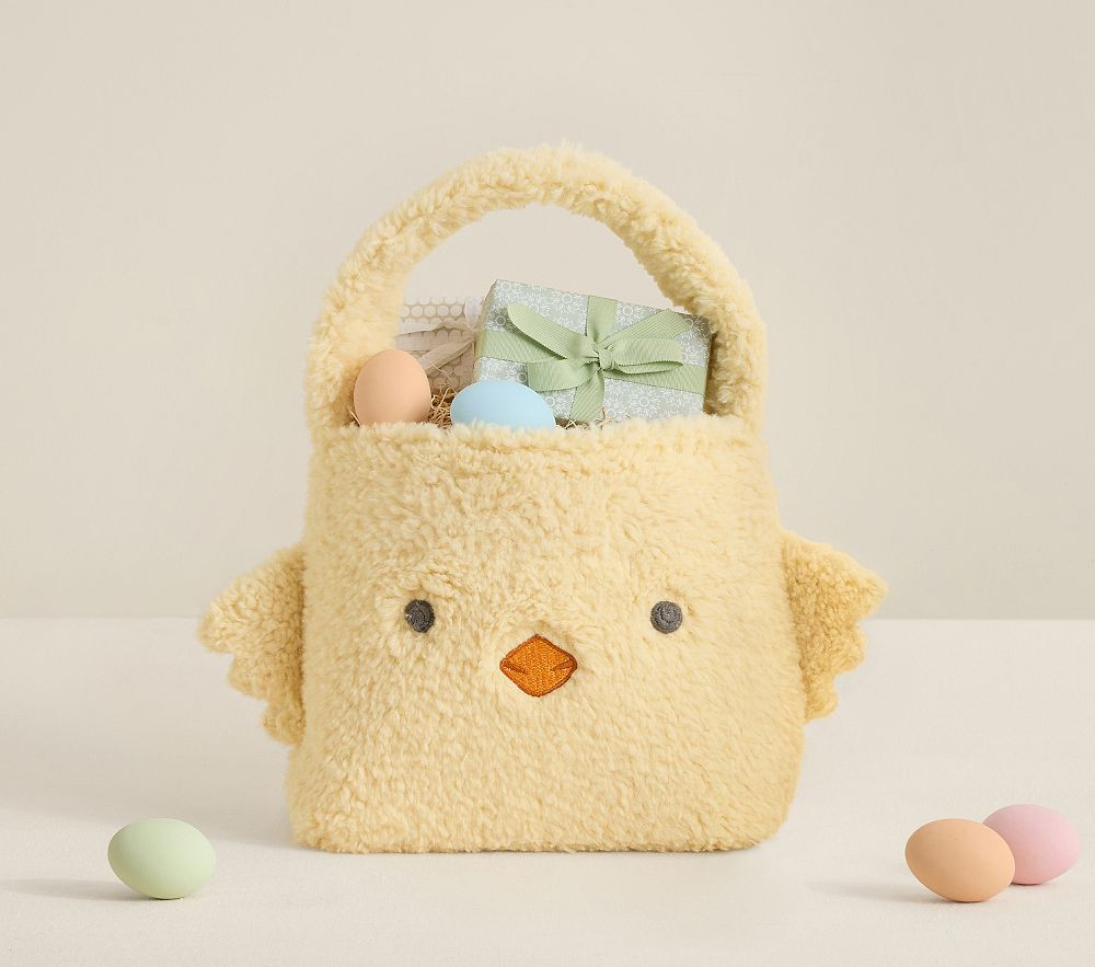 Sherpa Critter Easter Bucket | Pottery Barn Kids