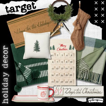 Target, hearth and hand, magnolia, Joanna Gaines, holiday, Christmas, holiday decor, trees, throw blanket, stocking, wreath, mug and cookie tray 

#LTKHoliday #LTKhome #LTKSeasonal