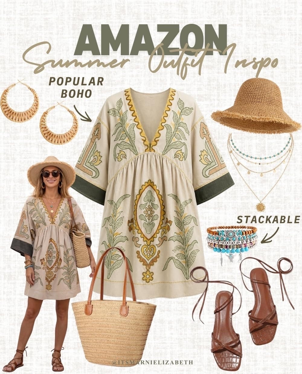 Summer outfit inspo! 👒

A cute boho look for the summer! Perfect for girls night or a night out at the beach! ✨ 

Spring outfit, summer outfit, vacation outfit, travel inspo, travel wear, outfit ideas, Amazon finds

#LTKgrwm #LTKootd #LTKSeasonal