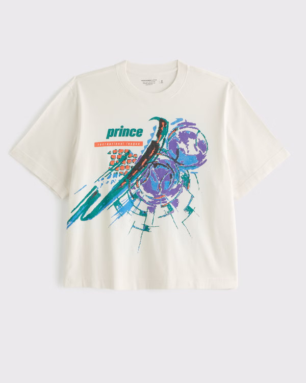 Men's Prince Tennis Vintage-Inspired Cropped Graphic Tee | Men's Clearance | Abercrombie.com | Abercrombie & Fitch (UK)
