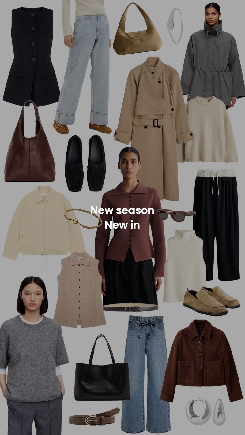 New season, new in pieces I’ve spotted online! 


Spring styling, transitional style, suede jacket trend, leather, oversized, burgundy, beige, neutrals, classic, timeless, what to wear, knitwear, investment, wool, jeans, wide leg denim, wool trousers, loafers, trench coat, shoulder bag, belt, earrings, waistcoat, signet ring, sporty jacket, zip top, silver jewellery 

#LTKSeasonal #LTKootd #LTKSpringSale
