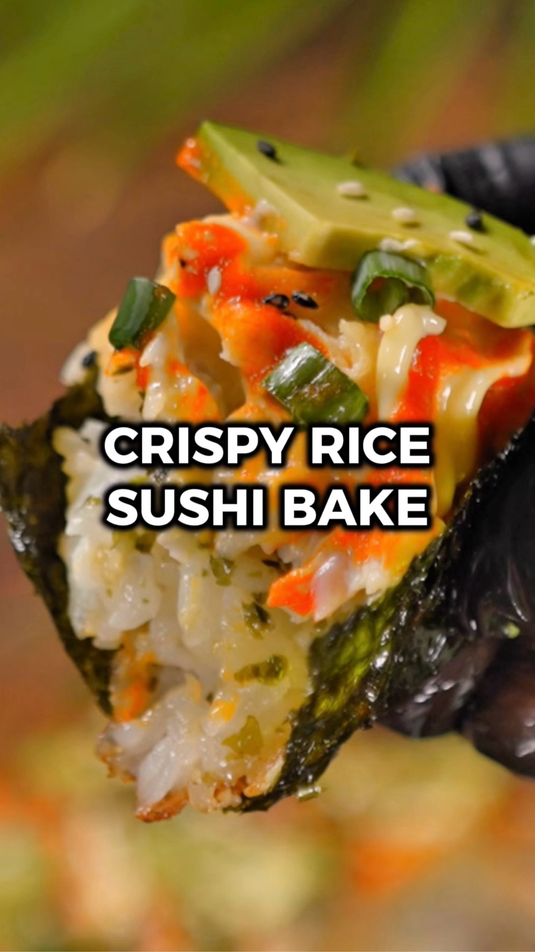 This is how you can instantly level up your sushi bakes!

A sushi bake is basically a big baked sushi roll in a pan. This recipe takes it up a notch by quickly pan frying the bottom of the bed of sushi rice to get it crispy and caramelized, which adds another layer of flavor and texture. It’s SO good!

NOTE: I used a 6x6 inch oven-safe glass container because I needed the rice to fit into my frying pan. You can break the rice into sections and fry them separately if you want a bigger one.

Would you try it? Let me know in the comments what you think if you do! 🙌

INGREDIENTS
1 instant rice cup (7.4 oz)
1 tbsp rice vinegar
1 tsp sugar
vegetable oil
1 tbsp furikake
4 oz imitation crab (shredded)
1/4 cup Kewpie mayo
2 tbsp cream cheese (softened)
Kewpie mayo (to taste)
sriracha (to taste)
1/2 avocado (sliced)
black sesame seeds (to taste)
white sesame seeds (to taste)

INSTRUCTIONS
1️⃣ Preheat the oven to 425 F. Microwave the instant rice cup per packaging instructions.
2️⃣ Transfer the rice to a bowl and mix in the rice vinegar and sugar to make sushi rice.
3️⃣ In a pan over medium heat, fill the bottom with a thin layer of oil.
4️⃣ Transfer the rice to the 6x6 container. Drizzle some oil onto the flipper part of a spatula and spread it all over using a paper towel so the rice doesn’t stick, then use it to transfer the square of rice into the pan. Fry it until the bottom turns golden brown.
5️⃣ Remove it from the oil and let it sit on a paper towel for a minute to drain. Don’t leave it too long or it might stick. Then, put the rice back into the 6x6 container. Sprinkle on furikake.
6️⃣ Shred the imitation crab and mix it with Kewpie mayo and cream cheese in a bowl. Spread a layer of the mixture on top of the rice.
7️⃣ Put it in the oven for 8-10 minutes, then switch the oven to broil and cook an additional 3-5 minutes or until the crab mixture starts to brown slightly.
8️⃣ Take it out and top with Kewpie mayo, sriracha, avocado, and sesame seeds, or whatever you like.
9️⃣ Serve with roasted laver and enjoy!

#LTKfoodie #LTKHome