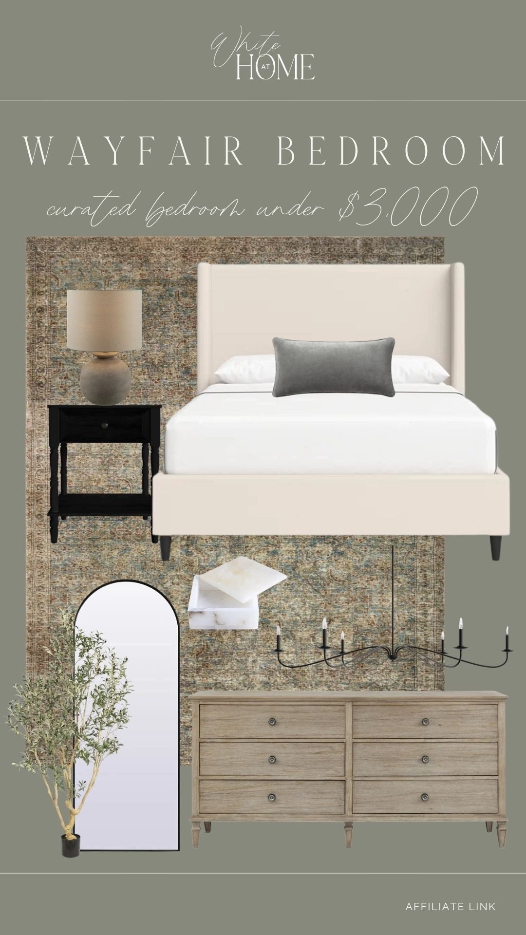 Curated Wayfair bedroom styling under $3,000! A beautiful mix of affordable styles that look elevated and high-end. I love how these pieces feel together—cozy, earthy, and warm! 

#LTKHome