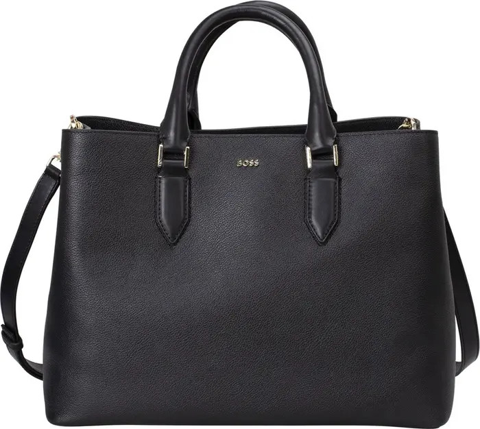 BOSS Alyce Leather Business Tote | Nordstrom | Nordstrom