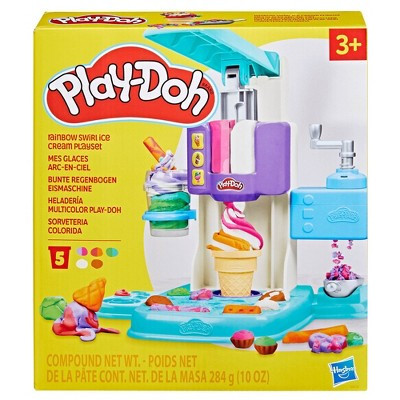 Play-Doh Rainbow Swirl Ice Cream Playset - 4pc | Target