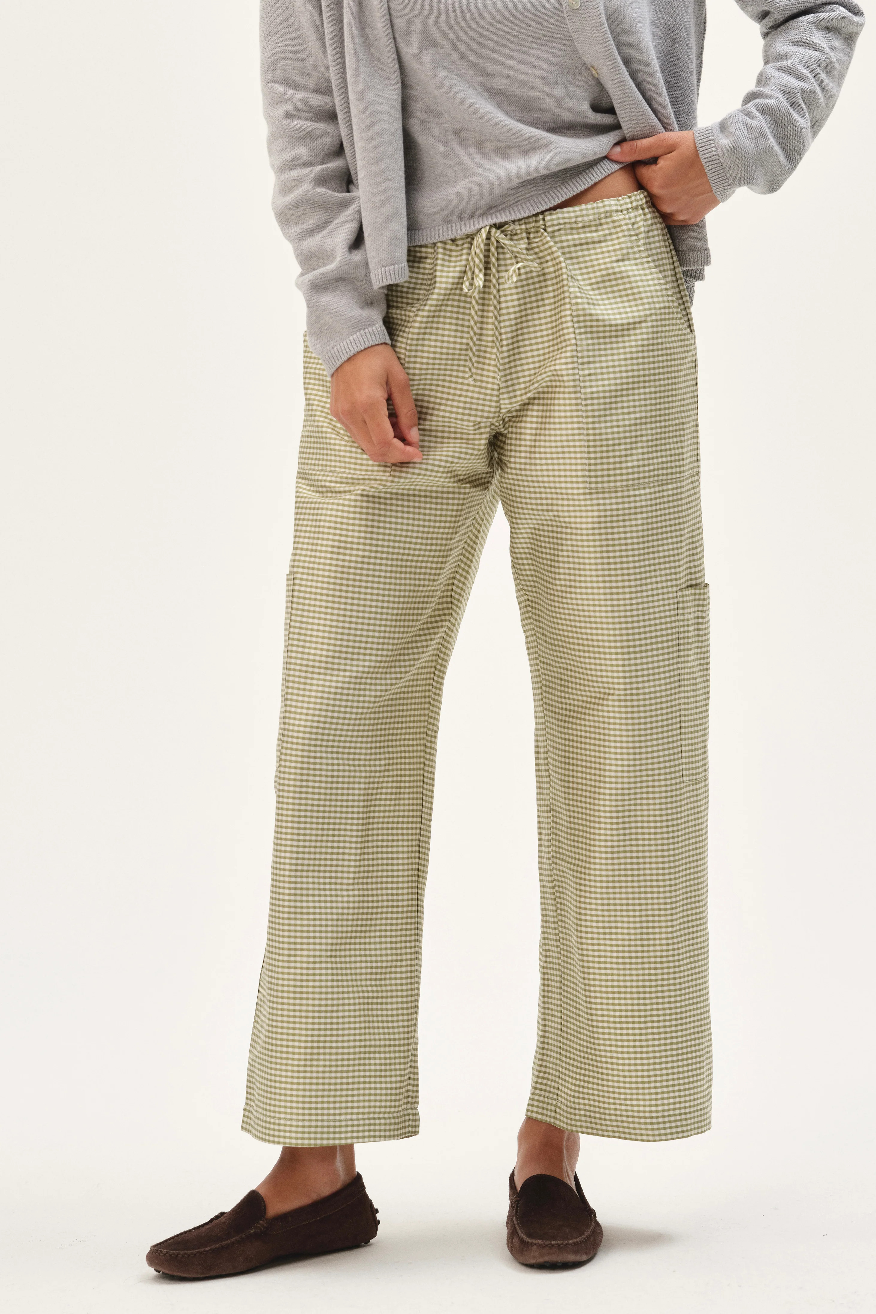 The Taffeta Drawstring Cargo Pant | DONNI.