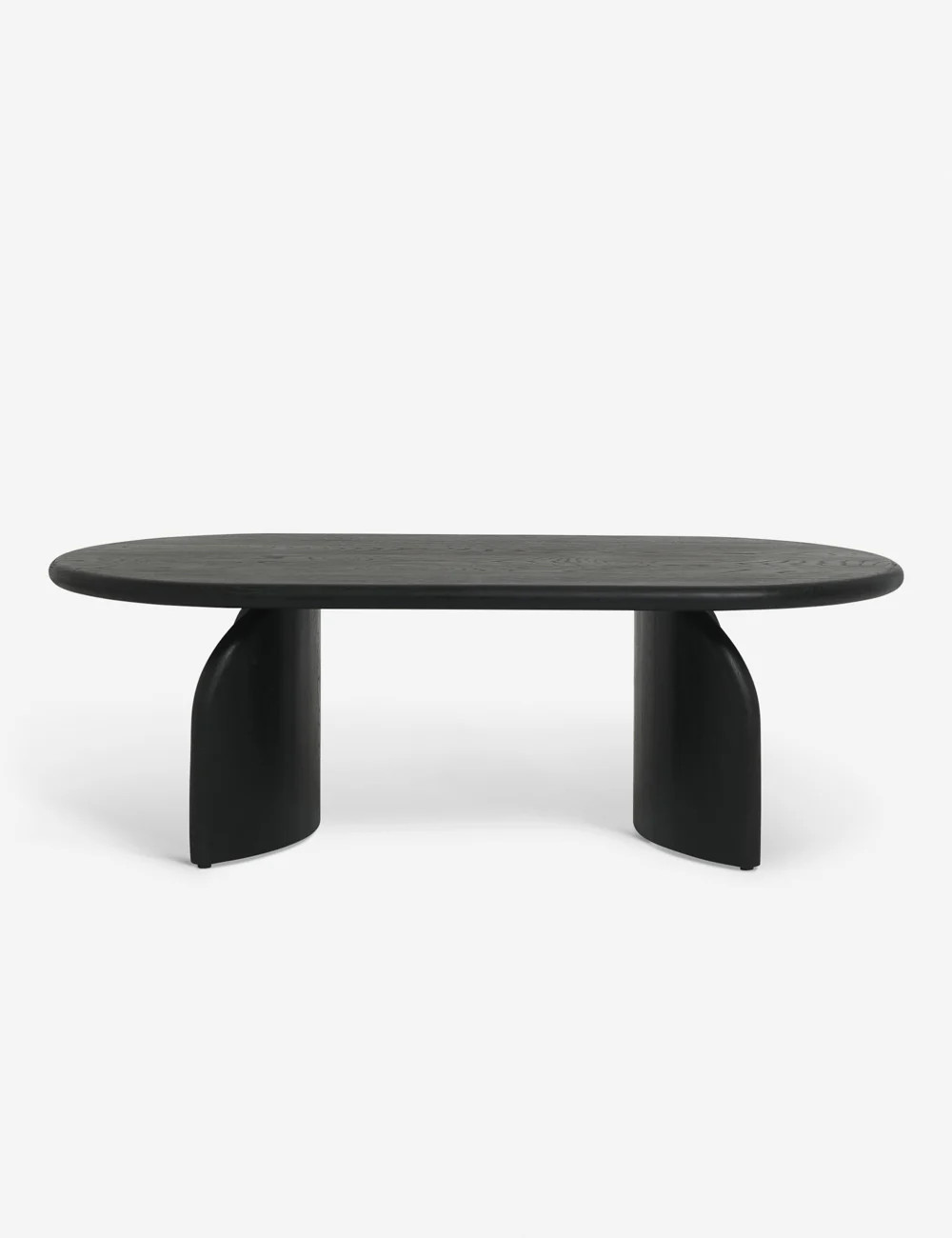 Ada Oval Coffee Table, Black | Lulu and Georgia 