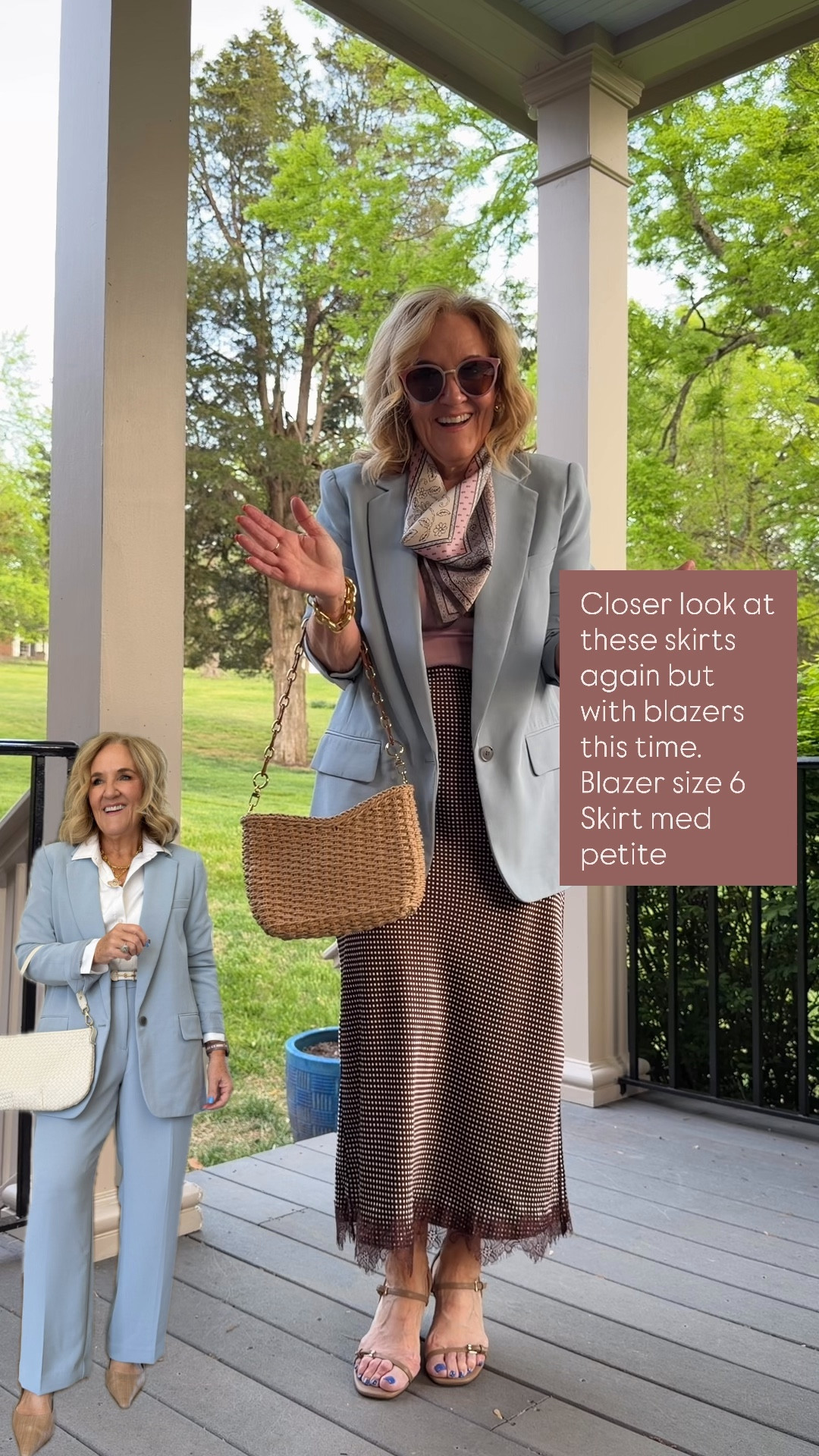 Loft skirts so many ways to wear them with the trending lace trim! To work, for casual everyday, for lunch, for showers. I life skirts because of the endless possibilities. 
Wearing a medium petite in the skirt. 
Medium in the tops sweaters and jackets. 
I’ll link as much as I can! Some items will be in separate LTK posts  

#LTKSaleAlert #LTKOver40 #LTKMothersDay