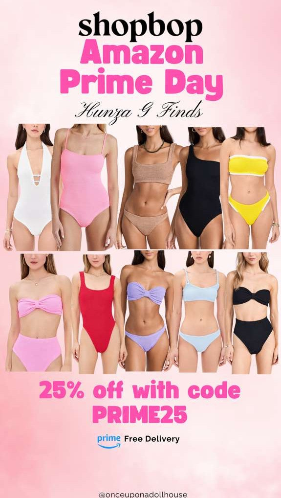 Shopbop Amazon Prime Day - Hunza & Finds! 25% off with code PRIME25

#LTKsummer #LTKswimwear #LTKsale