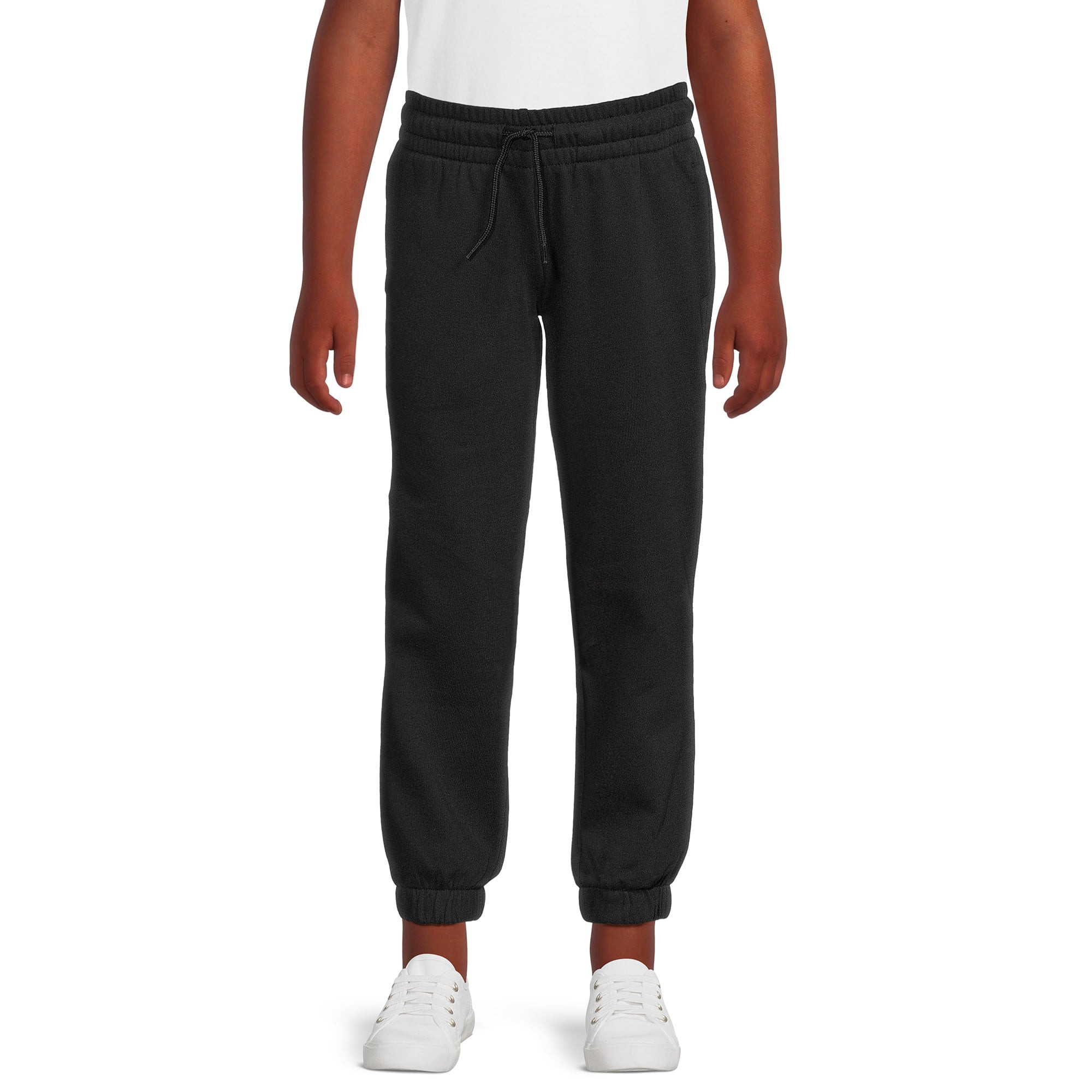 Athletic Works Girls Fleece Sweatpants, Sizes 4-18 - Walmart.com | Walmart (US)