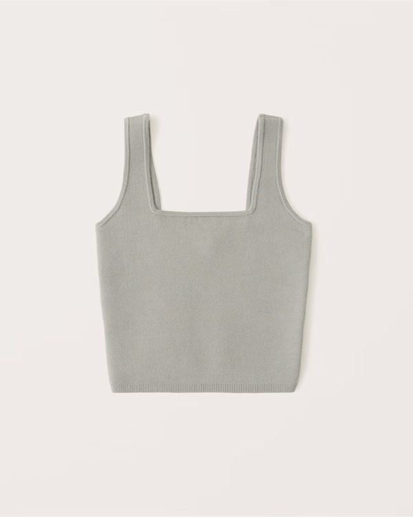 Women's LuxeLoft Squareneck Tank | Women's Tops | Abercrombie.com | Abercrombie & Fitch (US)