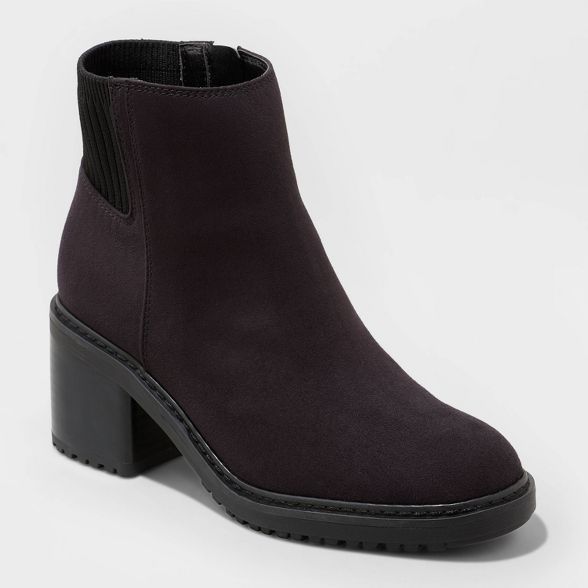 Women's Nancy Water Repellant Knit Collar Boots - A New Day™ | Target