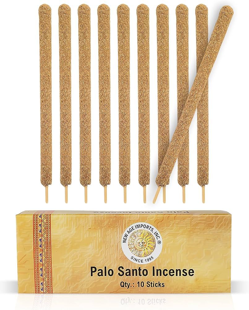 New Age Imports, Inc.® ~ Premium Palo Santo Holy Wood 3-4" Inches Size Hand Rolled Incense Stick... | Amazon (US)