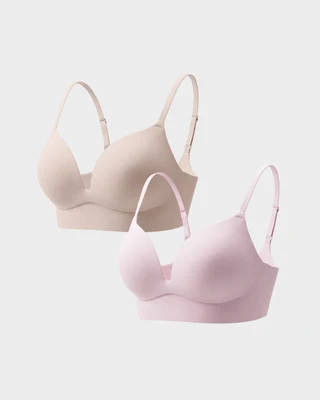 Nude and Murex Shell Boob Job Bra Duo | EBY (US)