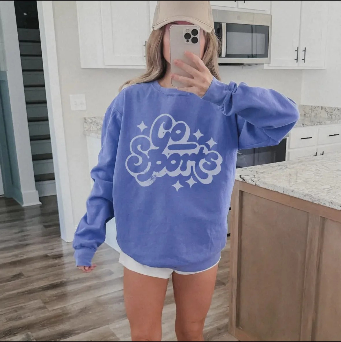 Go Sports Crewneck — Julia Morales | Shop Baseball, Y'all