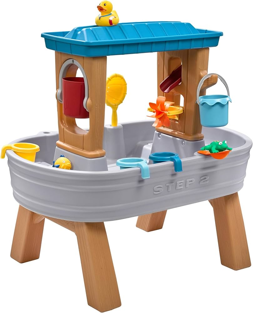Step2 Rain Showers Splash Tub Wasserspieltisch | Großer Wassertisch mit 13-teiligem Zubehörset ... | Amazon (DE)