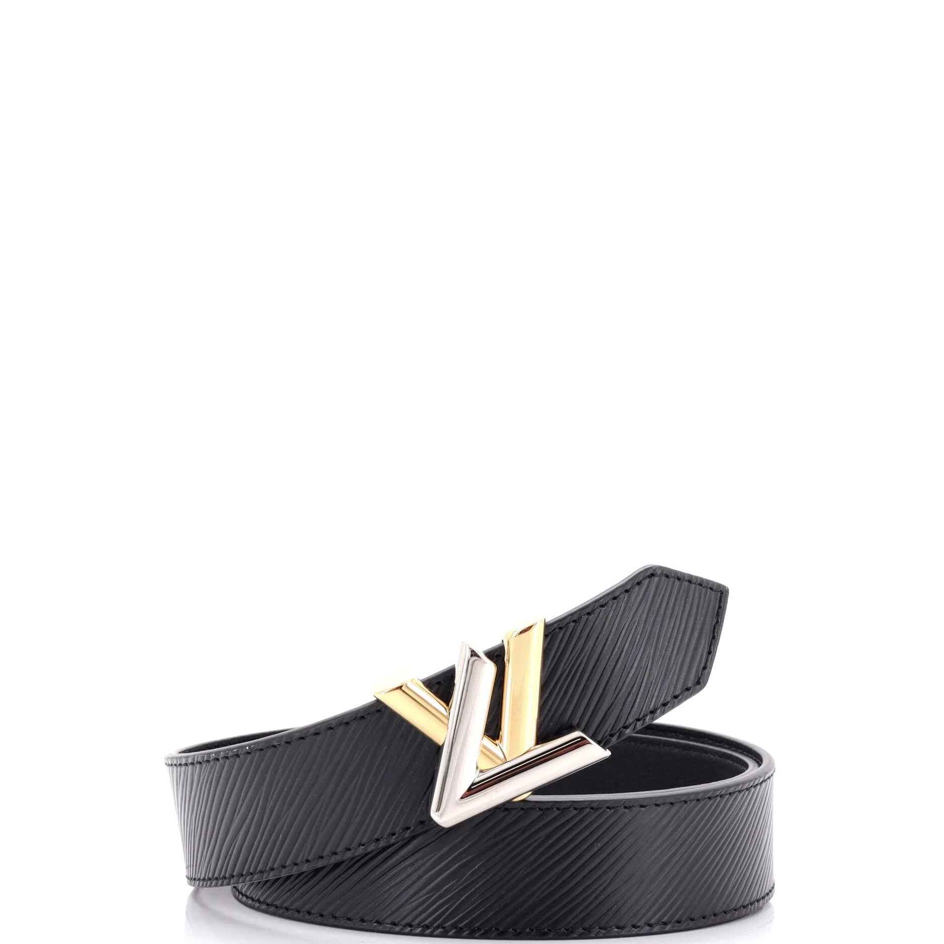 LV Twist Belt Epi Leather Medium 100 | Shop Simon