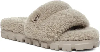Cozetta Curly Genuine Shearling Slide Slipper (Women) | Nordstrom