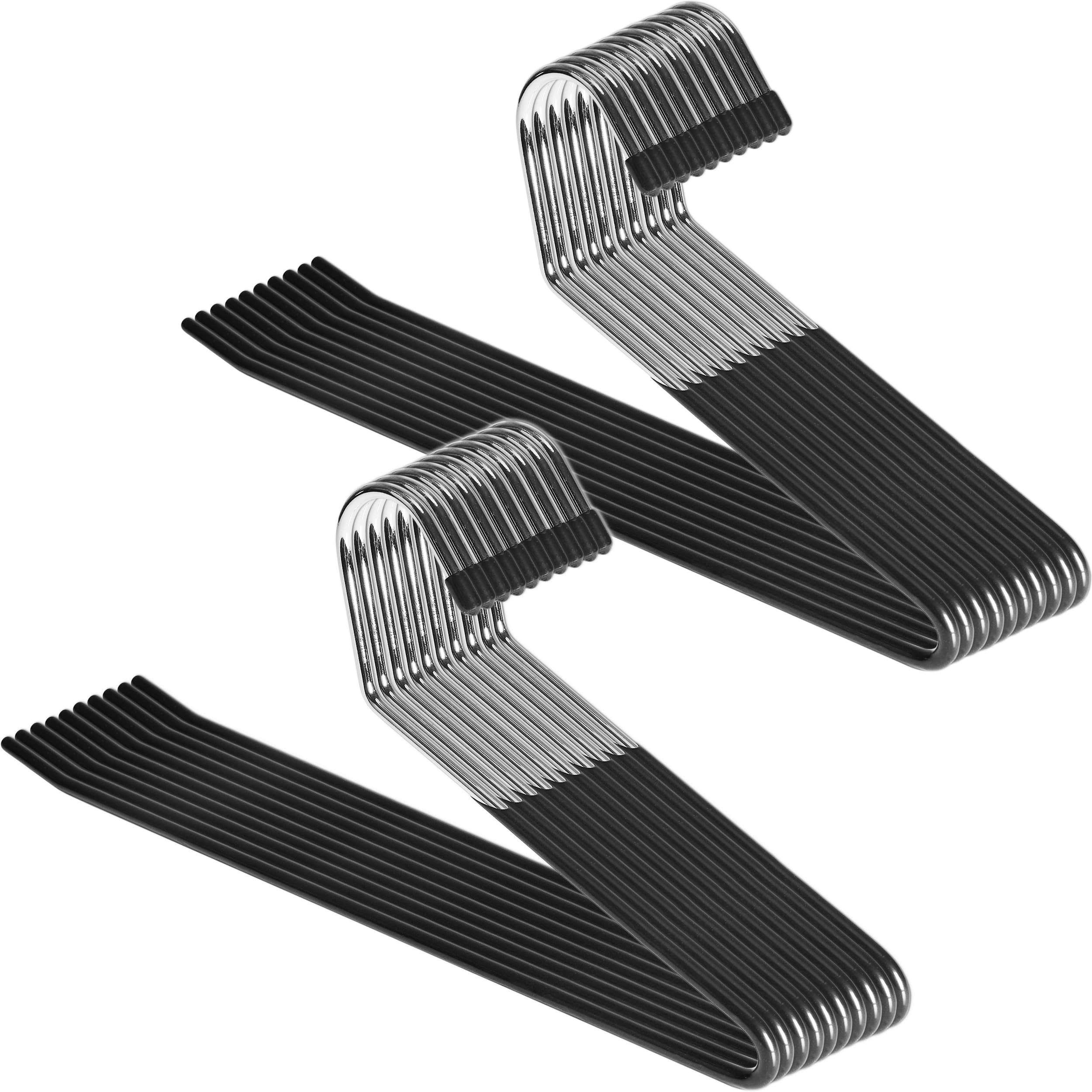 Zober Pants Hangers Non Slip - 20 Pack Open Ended Pants and Jean Hangers for Closet - Space Savin... | Amazon (US)