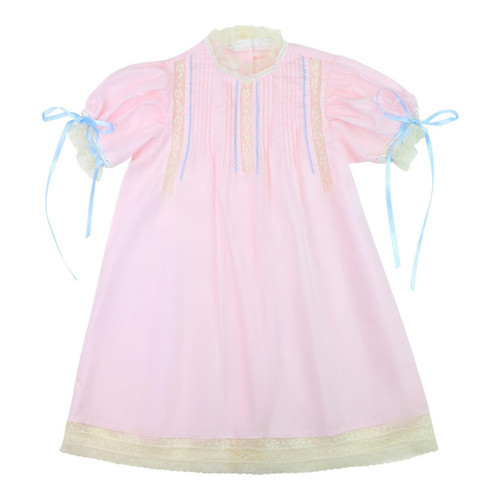 Pink And Blue Lace Dress | Cecil and Lou