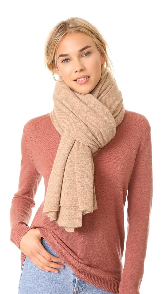 White + Warren Cashmere Travel Wrap Scarf | SHOPBOP | Shopbop
