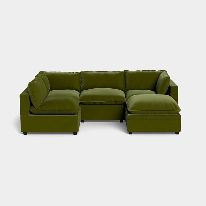 Kova L-Shape + Ottoman | Albany Park