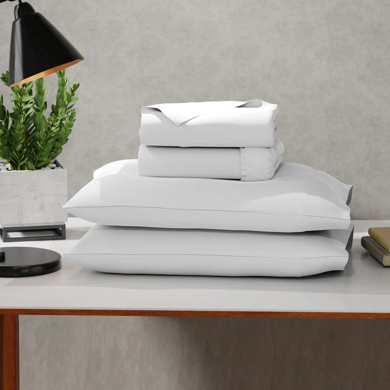 Ultra-Soft & Wrinkle-Resistant Microfiber Sheet Set | Wayfair North America