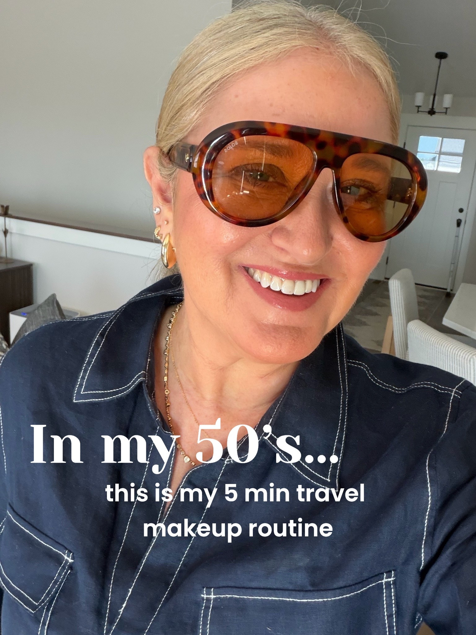 In my 50’s this is my 5 min travel makeup routine!
CS Flex medium
Eyeliner shimmering brown
Mascara in brown
CT blush in Glowgasm
Lion liner in Whirl
Urban decay lip in Text ‘Em
Dibs gloss in Rock Candy
Lawless gloss in Velvet

#LTKdayinmylife #LTKOver40 #LTKBeauty