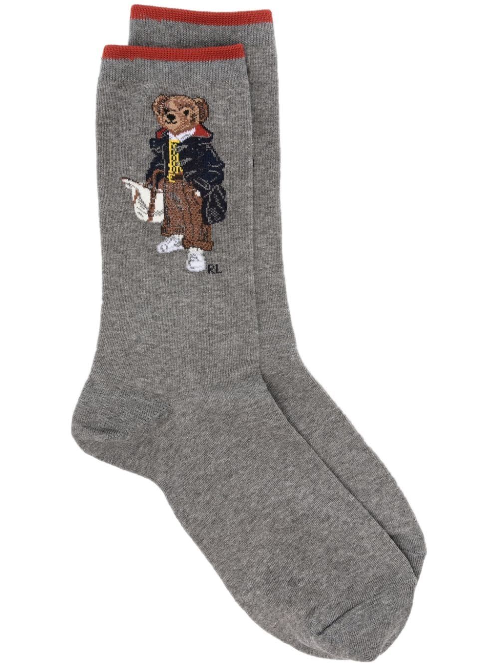 Polo Bear contrasting-trim  socks | Farfetch Global
