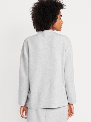 Cozy Mock-Neck Tunic Sweater | Old Navy (US)
