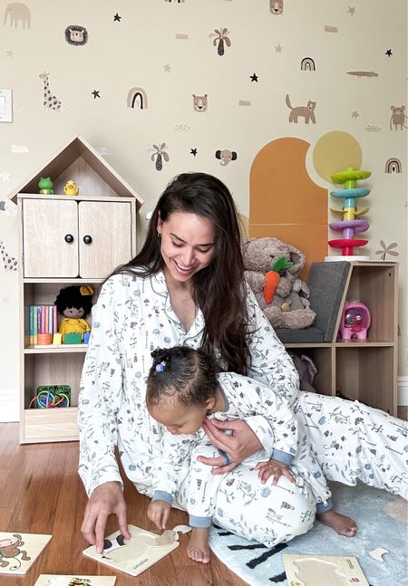 Matching pjs with baby Iris 👶🏽 Easy like Sunday morning 🥰 Sundays are meant to wear pjs all day @nest_designs def won my heart with the most comfy and soft ones! #nest_designspjs #partner

#LTKhome #LTKfamily #LTKbaby
