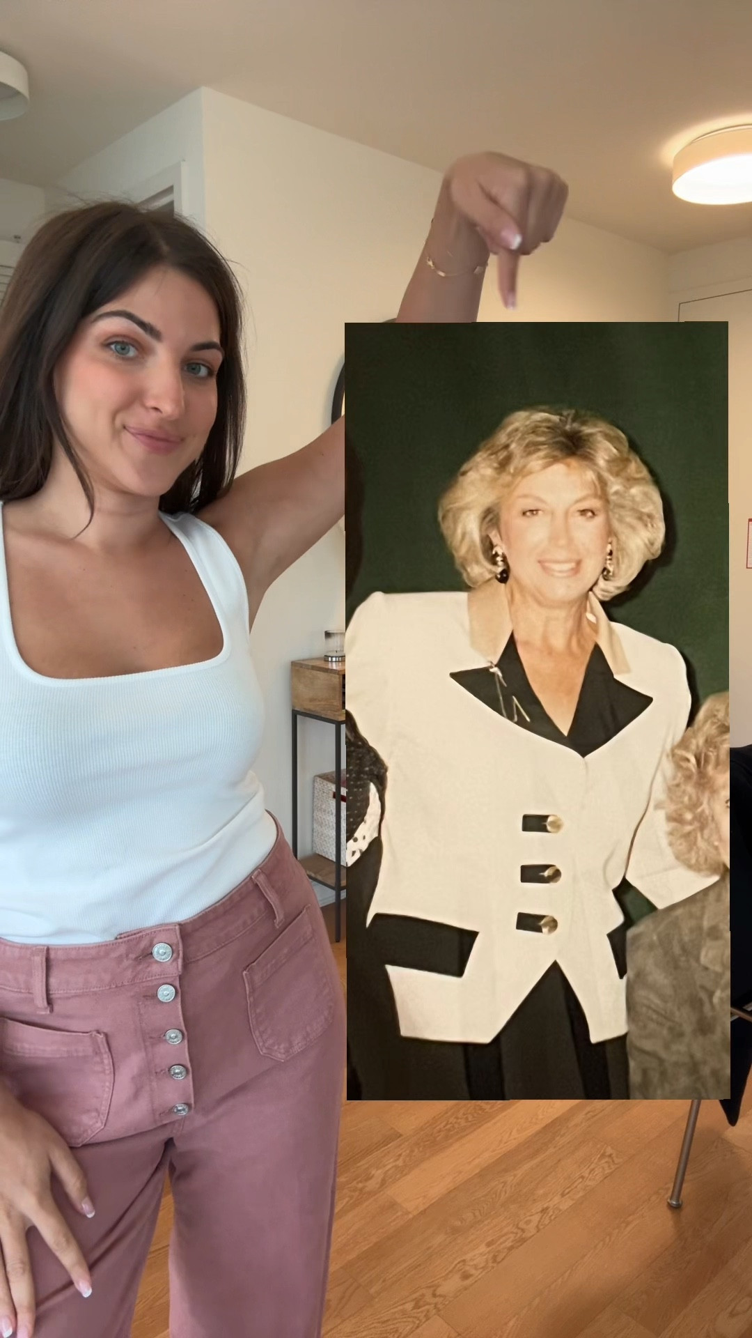 Recreating Grandma Gail’s suit look ✨