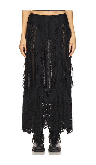 Orchid Maxi Skirt in Black | Revolve Clothing (Global)