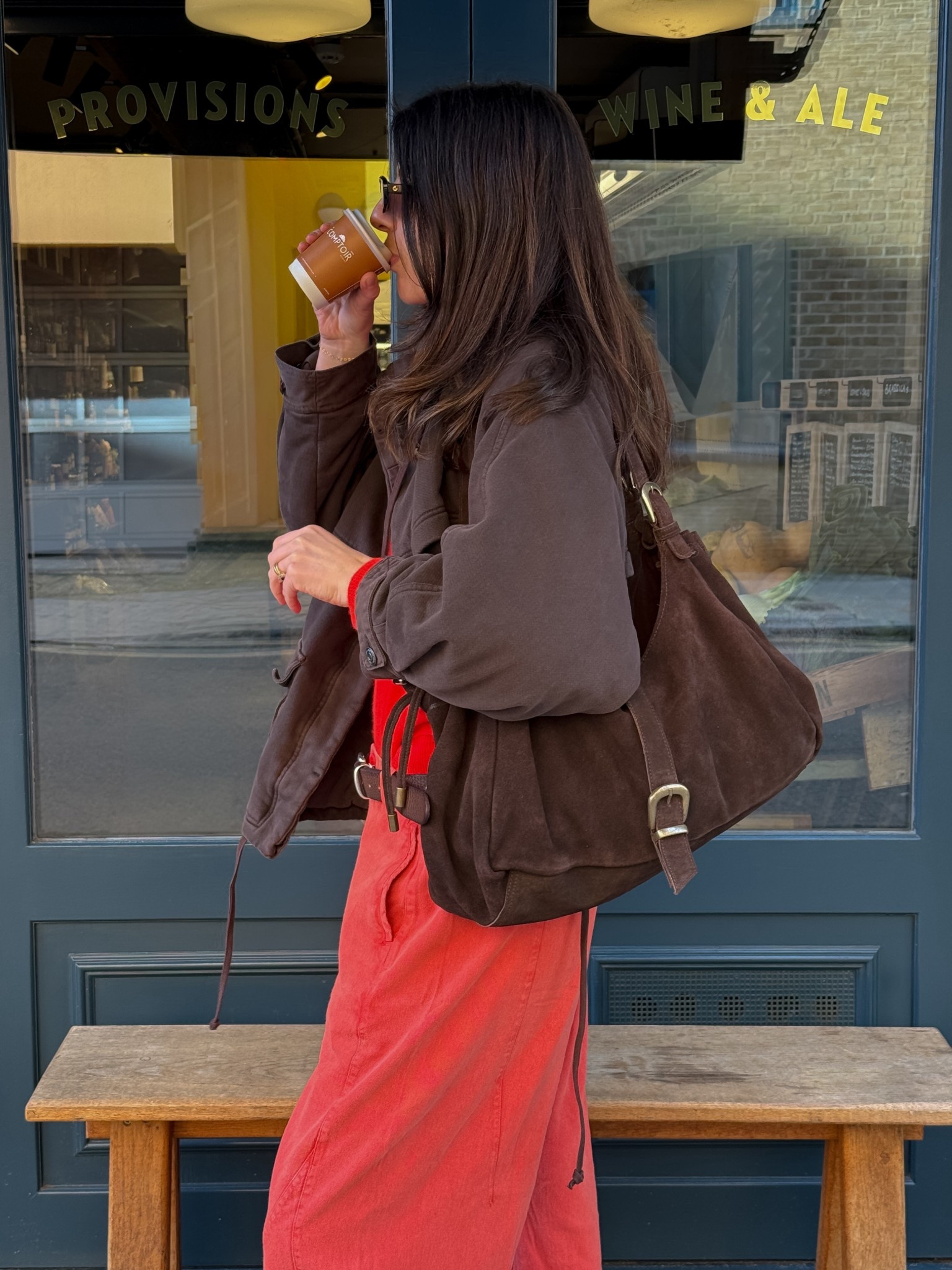 Red and brown outfit combo comfy 

#LTKstyletip #LTKeurope #LTKuk