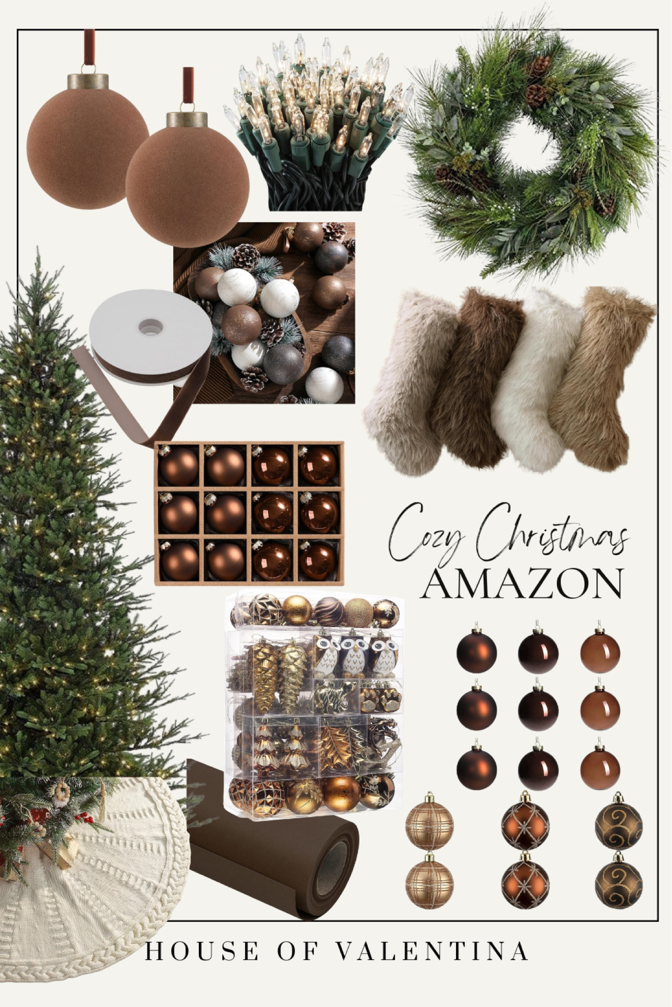Cozy Christmas, all about the browns this year!
House of Valentina, Christmas tree, Christmas decor

#LTKHome #LTKSeasonal #LTKHoliday