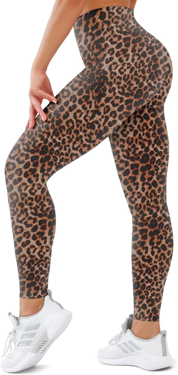 High Waisted Leggings for Women Tummy Control Buttery Soft Yoga Pants Womens Gym Workout Running ... | Amazon (US)