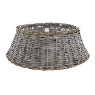 Home Accents Holiday 27 in Brown Rattan Christmas Tree Collar-4040583 - The Home Depot | The Home Depot