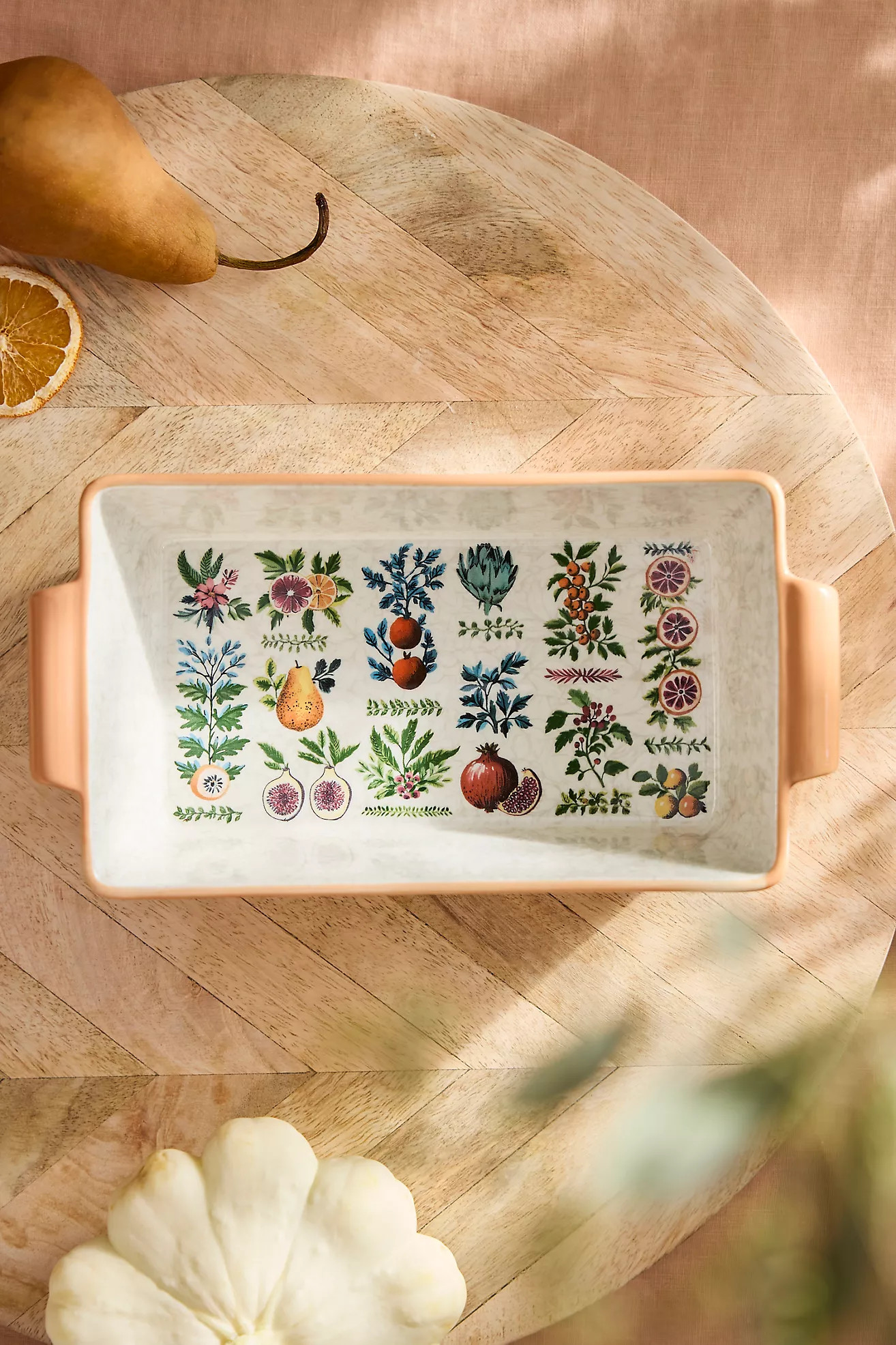 Autumn Bounty Stoneware Loaf Dish | Anthropologie (US)