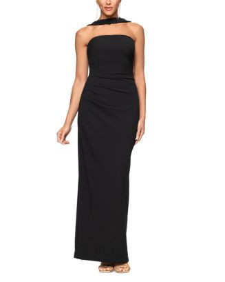 Long Scuba Halter Dress | Bloomingdale's (US)