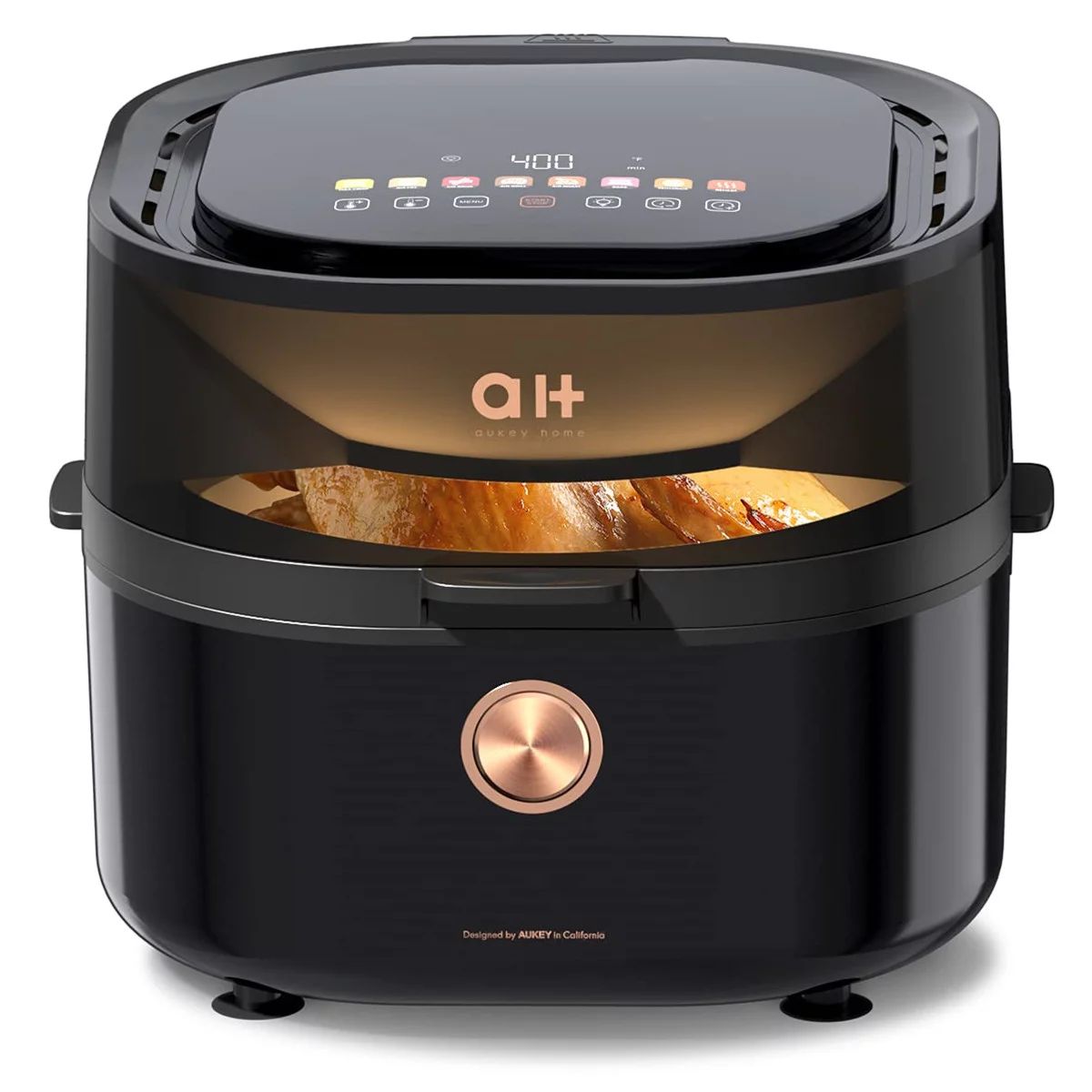 Aukey Home 5.8QT Air Fryer with Viewing Window, Large Capacity Oilless Air Fryer Oven , One Touch... | Walmart (US)