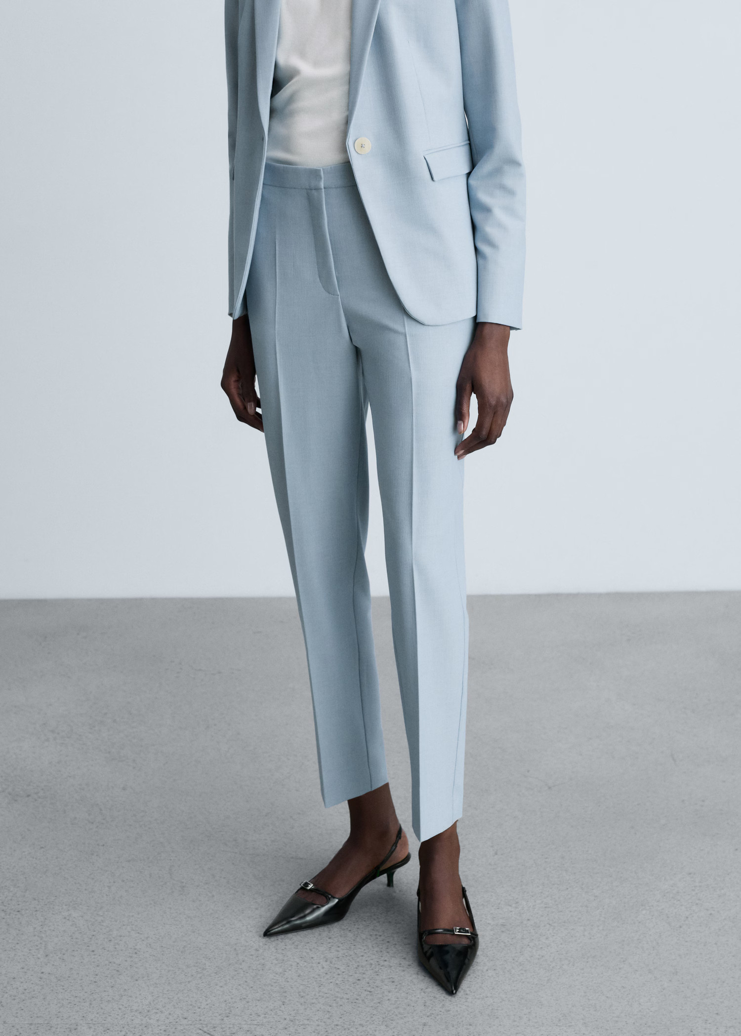 Straight suit trousers - Women | MANGO USA | Mango (US/MX/AU)