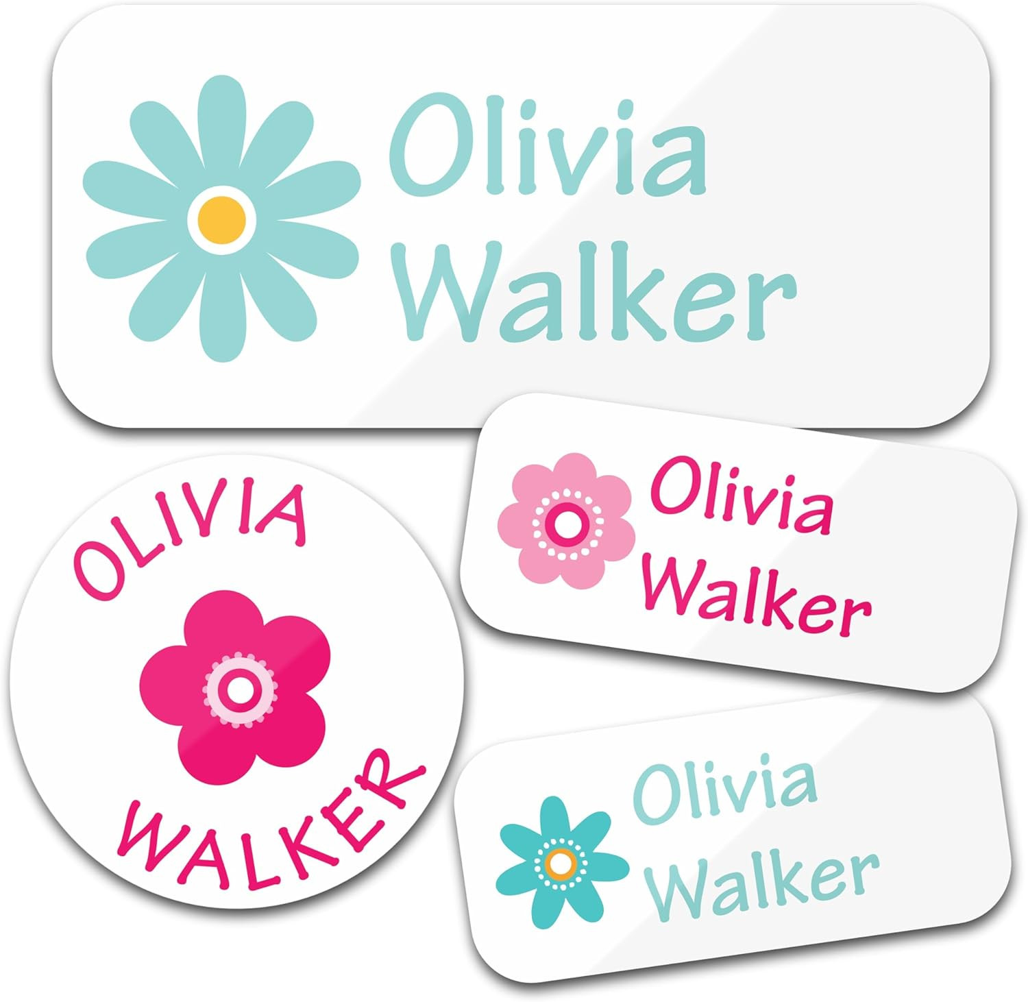 Personalized Daycare Name Labels for Kids (130 Labels) - Custom Waterproof Name Stickers for Clot... | Amazon (US)