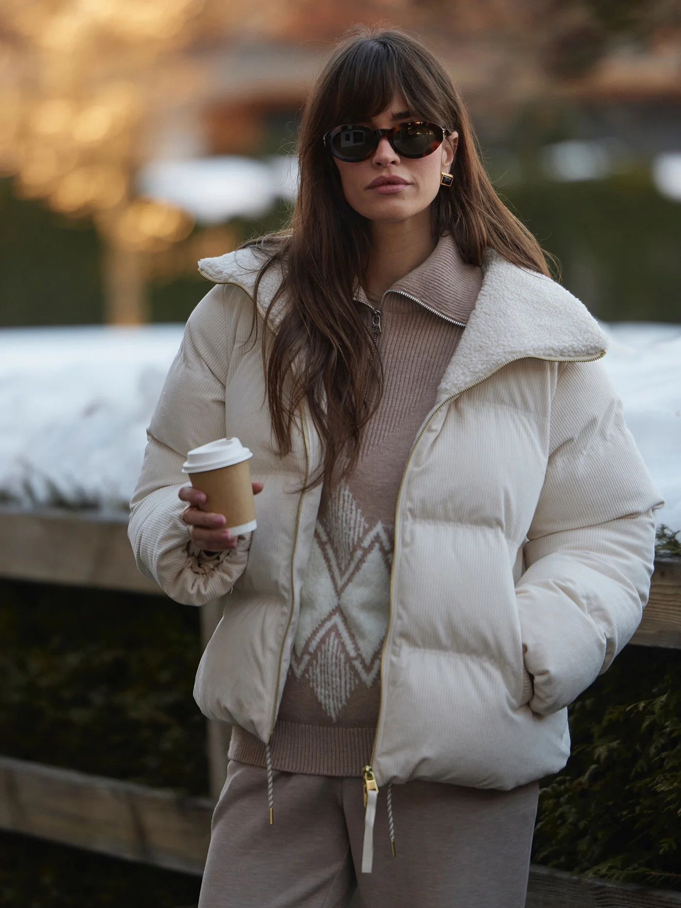 Brackley Cord Puffer Jacket | Varley US | Varley US