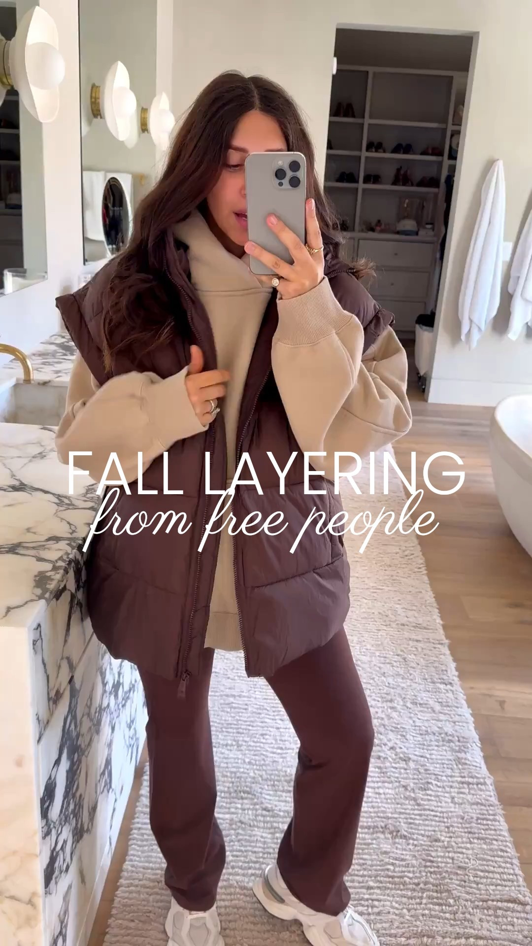 Vest: large 
Sweatshirt: large 
Leggings: medium 

free people, free people movement, fp, fp movement, fall layering, fall layers, vest, hoodie, sweatpants, Dede Raad, dress up buttercup, Nashville, mom of 3

#LTKmomlife #LTKActive #LTKStyleTip