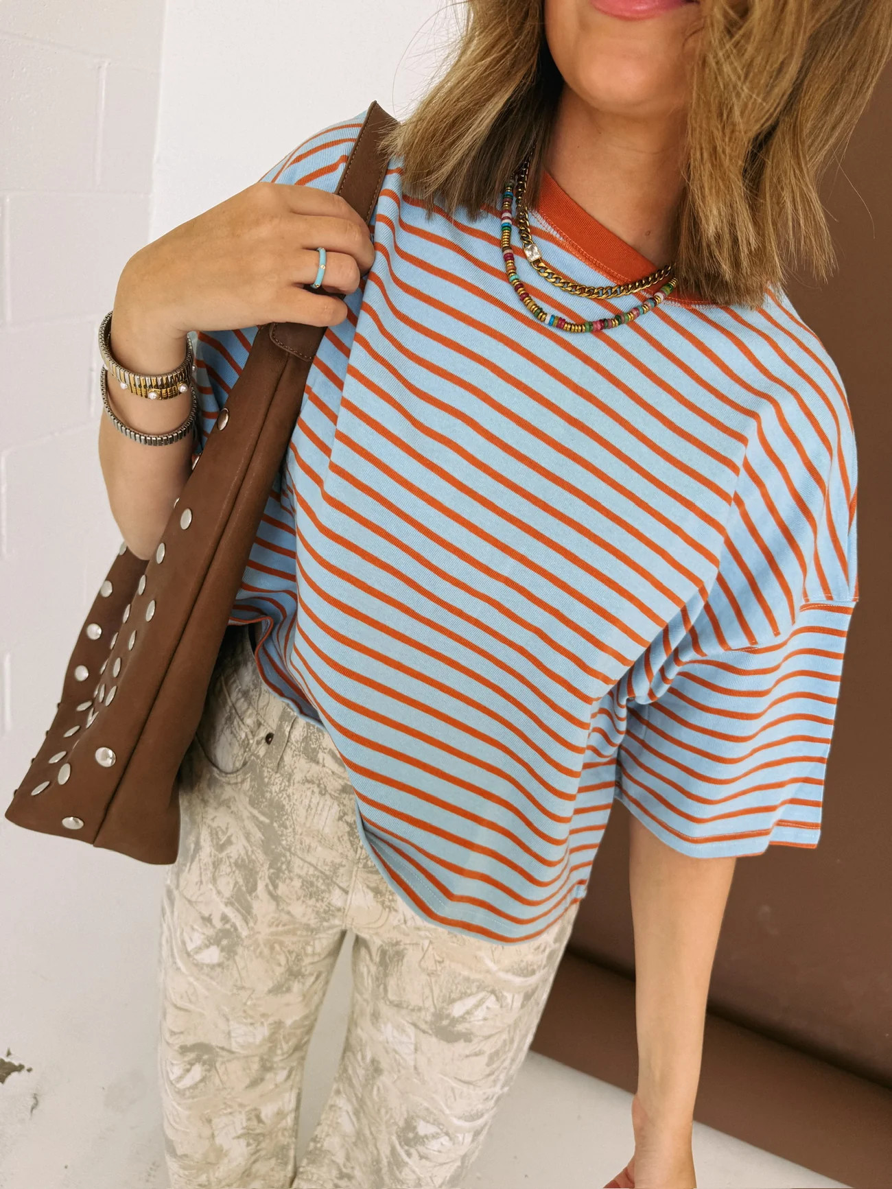 campfire stripe tee | Etta+East